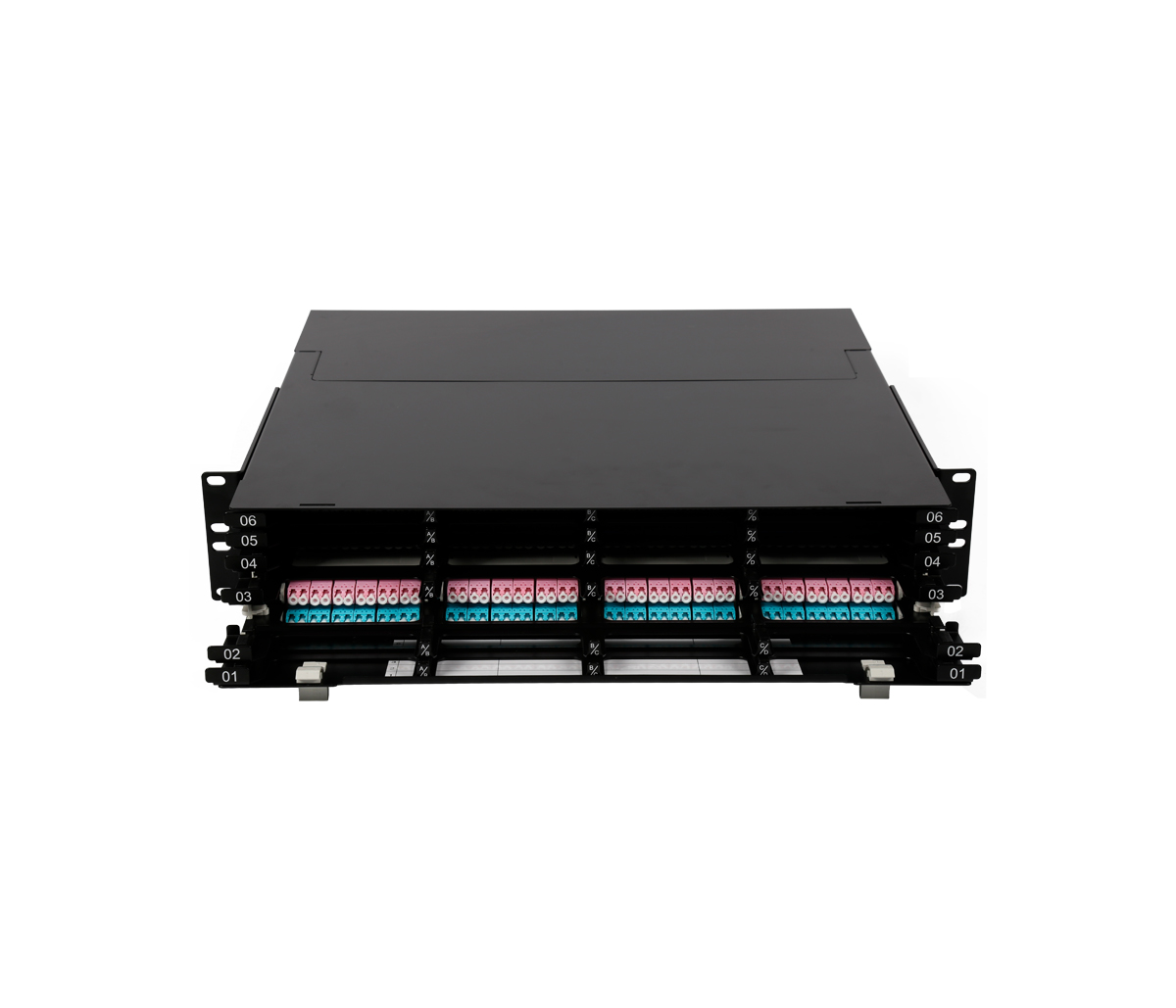 High-density modular MPO distribution frame